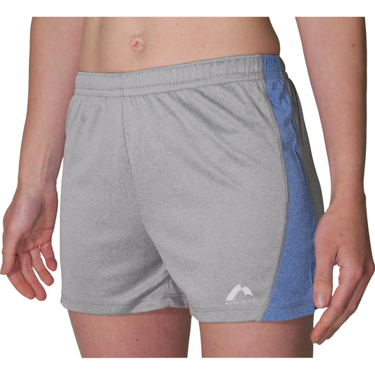 More Mile Marl Jersey Womens Training Shorts - Grey - Start Fitness