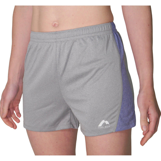 More Mile Marl Jersey Womens Training Shorts - Grey - Start Fitness