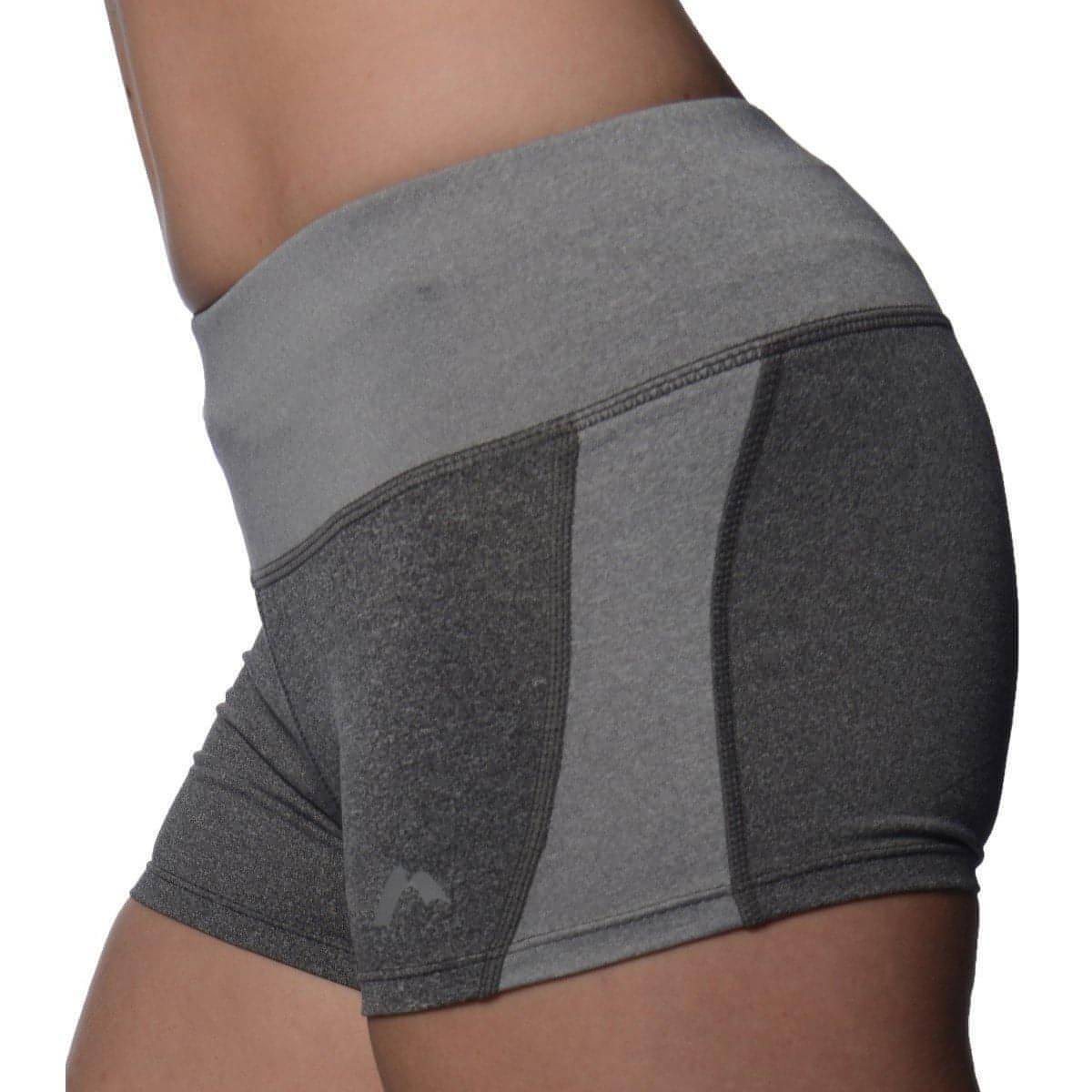 More Mile Marl Womens Running Shorts - Grey - Start Fitness