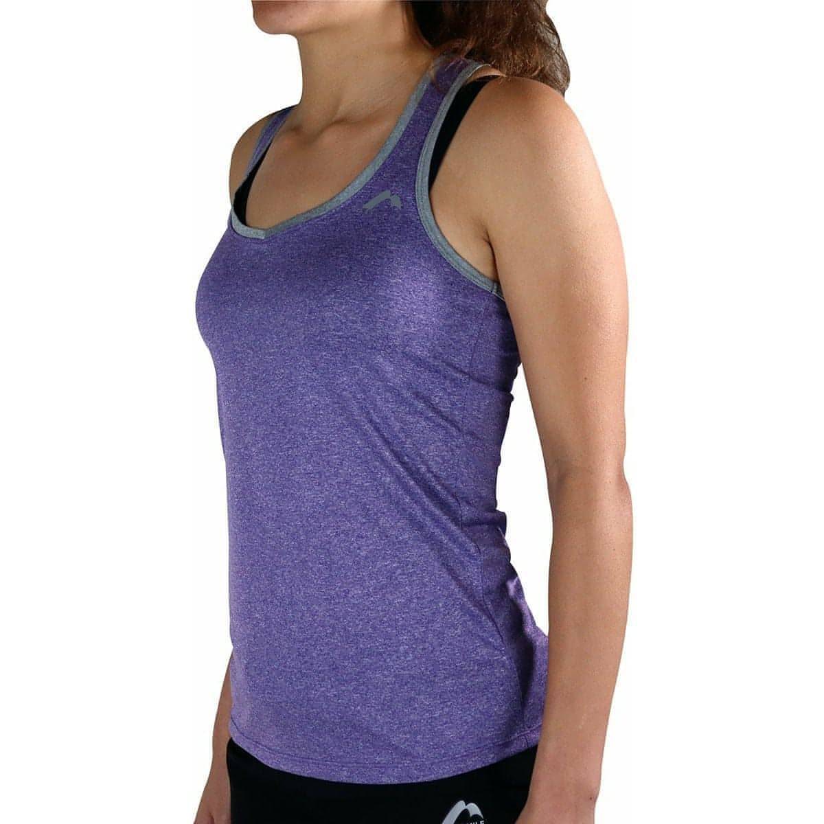 More Mile Marl Womens Running Vest - Purple - Start Fitness