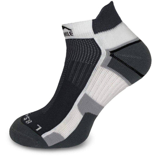 More Mile Miami Running Socklet - Black - Start Fitness