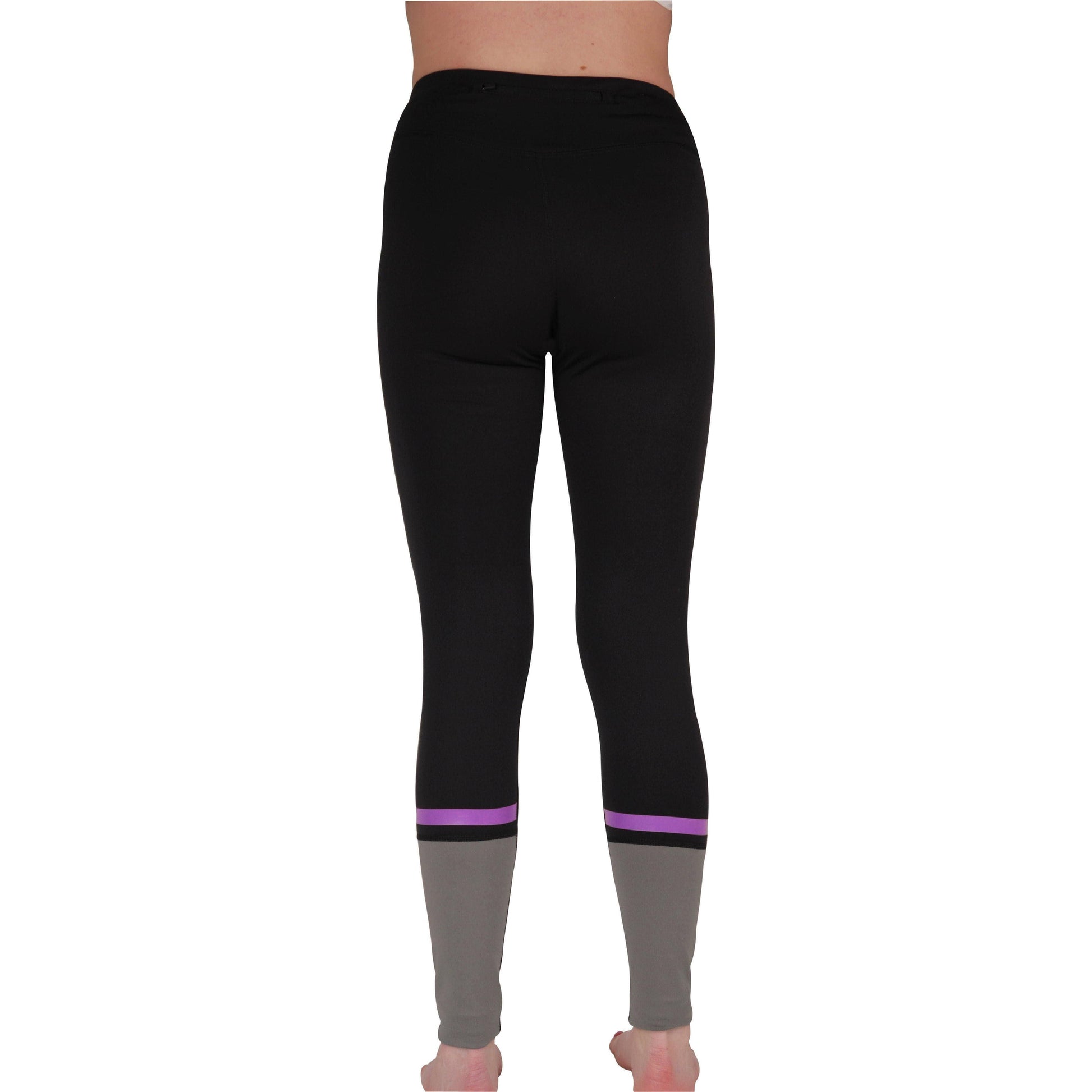 More Mile Power Long Womens Training Tights - Black - Start Fitness
