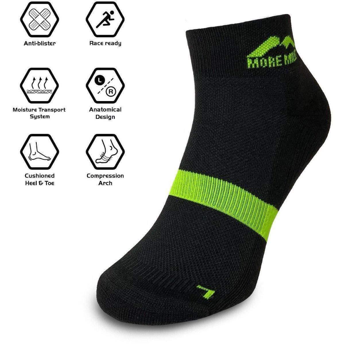 More Mile Preventer Double Layer (3 Pack) Running Socks - Start Fitness