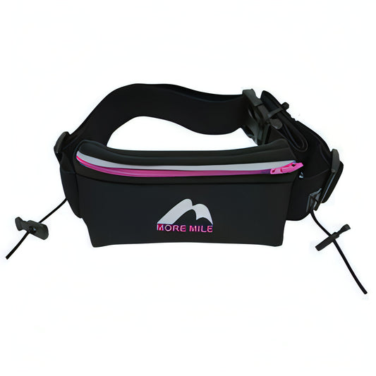 More Mile Sport Running Waist Pouch - Black 5055604311491 - Start Fitness