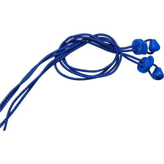 More Mile Tri Easy Elastic Shoelaces - Blue 5055604342877 - Start Fitness
