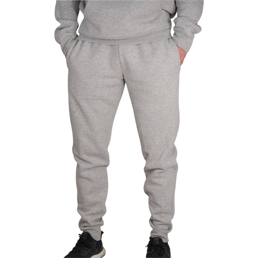 More Mile Vibe Fleece Mens Joggers- Grey 5055604368150 - Start Fitness