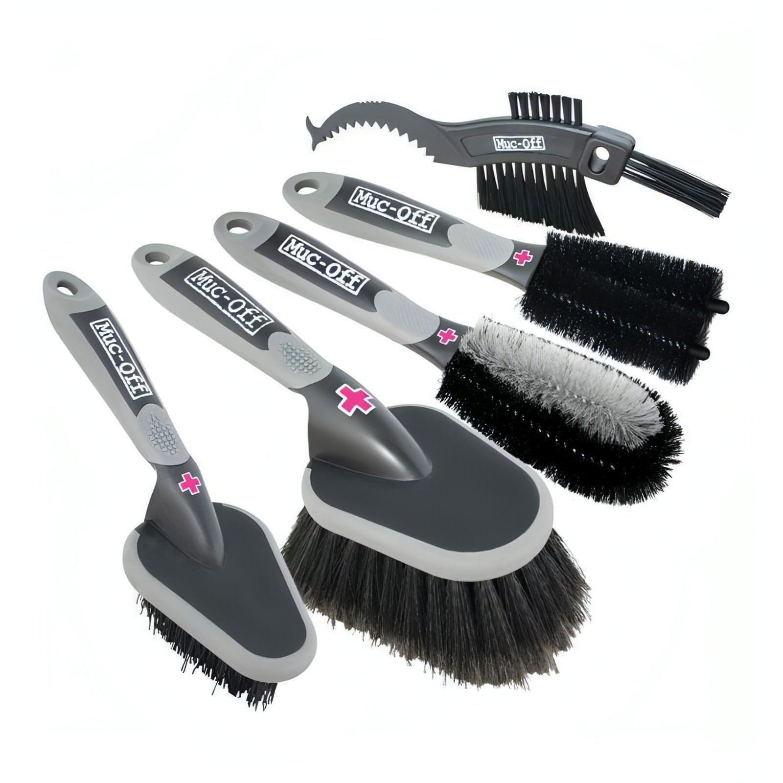 Muc-Off 5 Piece Premium Bike Cleaning Brush Set 5037835206005 - Start Fitness