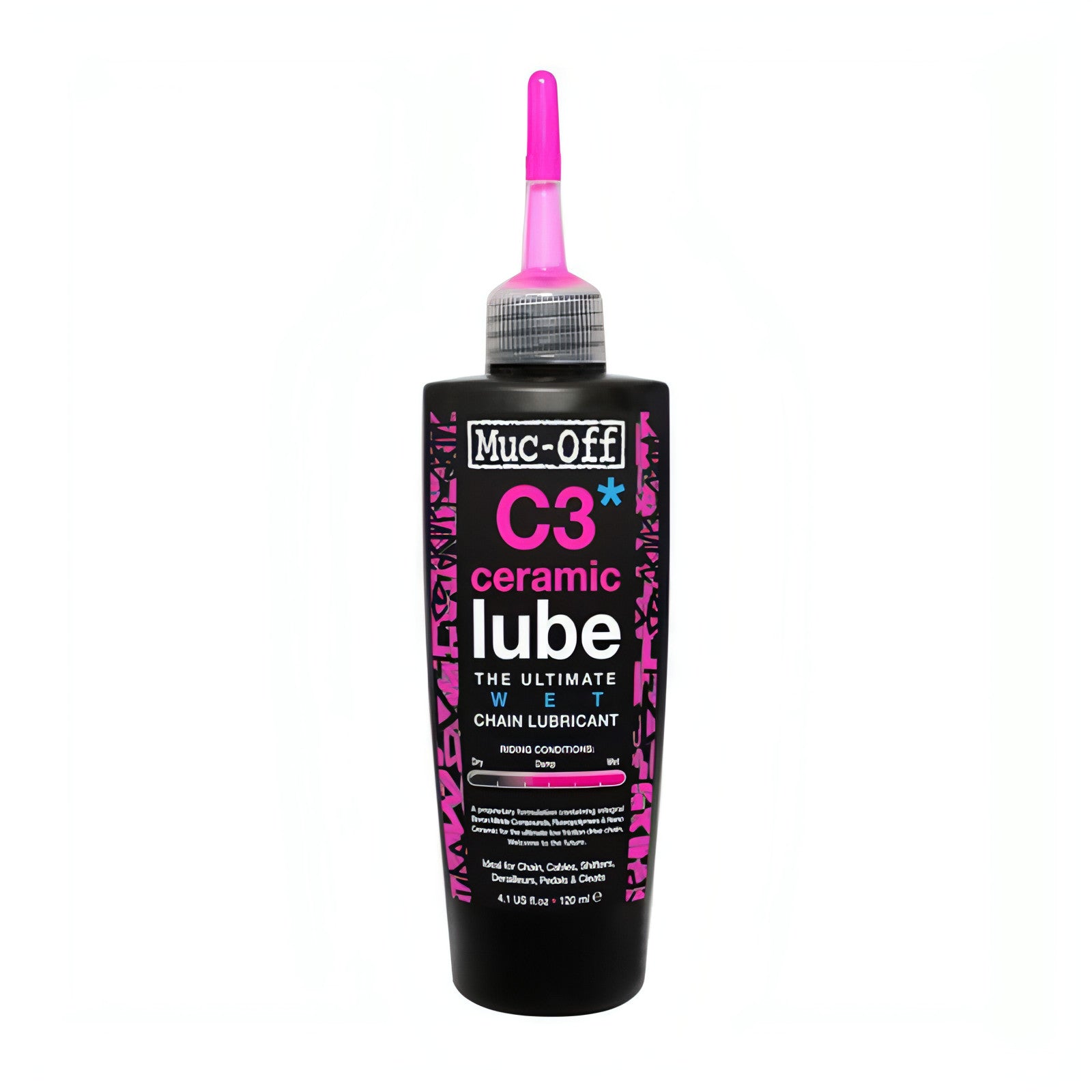 Muc-Off C3 Wet Ceramic Bike Chain Lube 120ml 5037835870008 - Start Fitness
