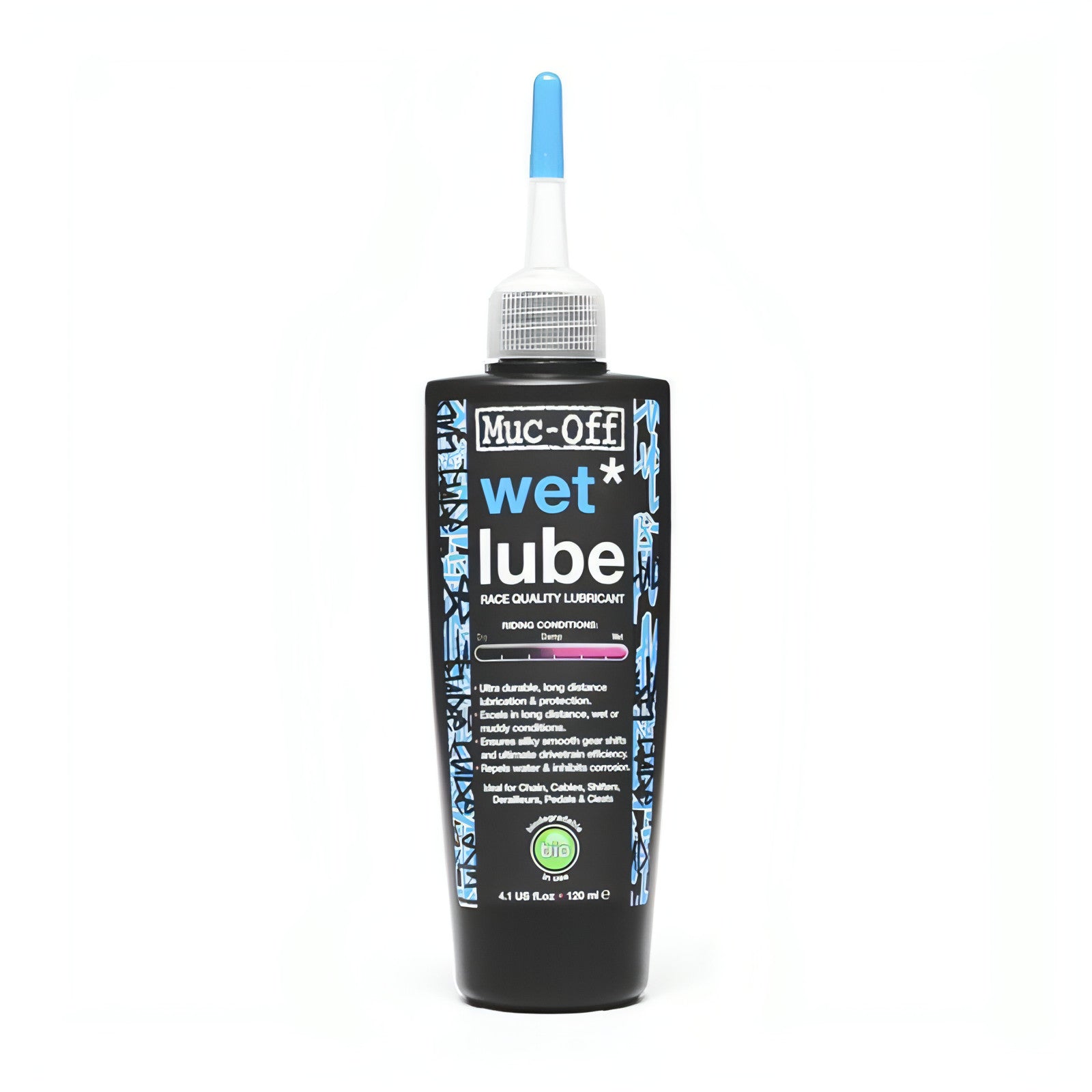 Muc-Off Wet Lube Bike Chain Lubricant 120ml - Black 5037835967005 - Start Fitness