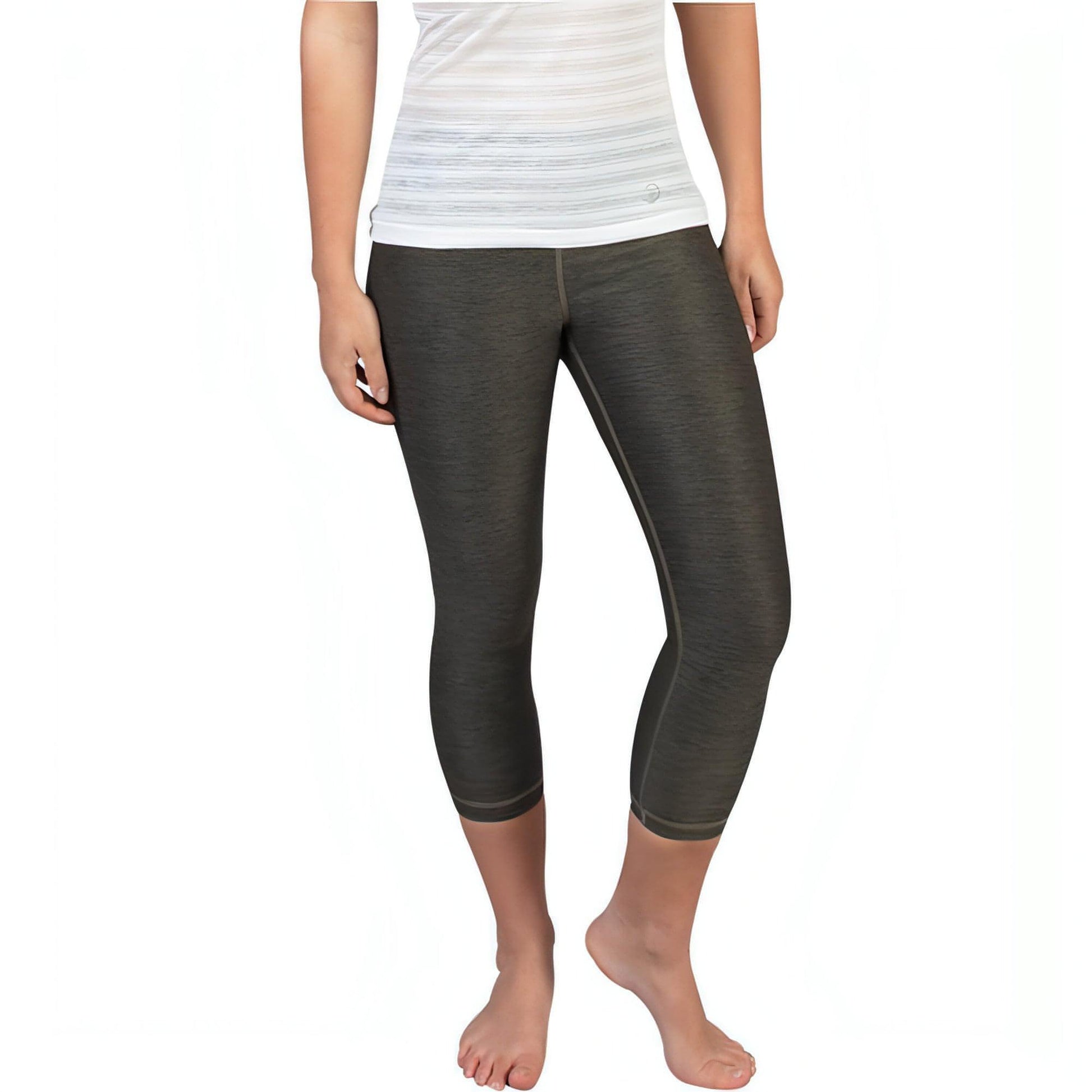 OgiYogi Reversible 3/4 Capri Womens Training Tights - Green - Start Fitness