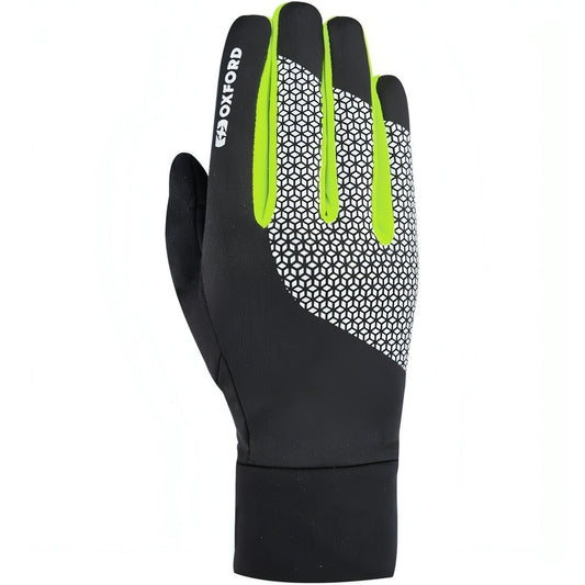 Oxford Bright 1.0 Full Finger Cycling Gloves - Black - Start Fitness