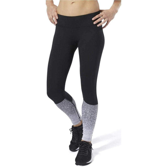 Reebok Crossfit Lux Fade Womens Long Training Tights - Black - Start Fitness