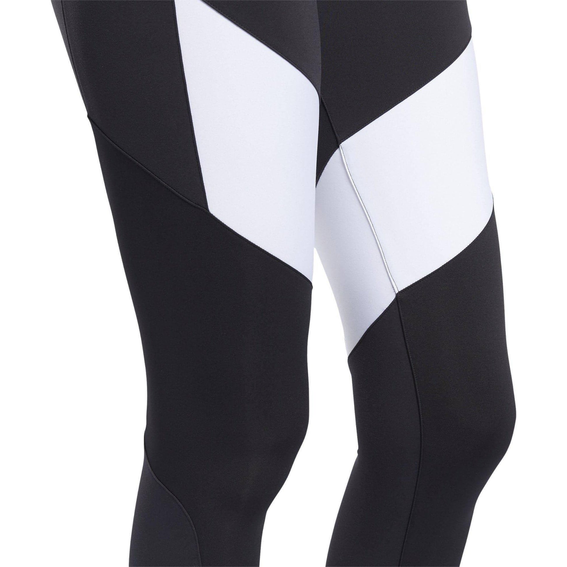 Reebok Lux Colourblock 2.0 Womens Long Training Tights - Black - Start Fitness