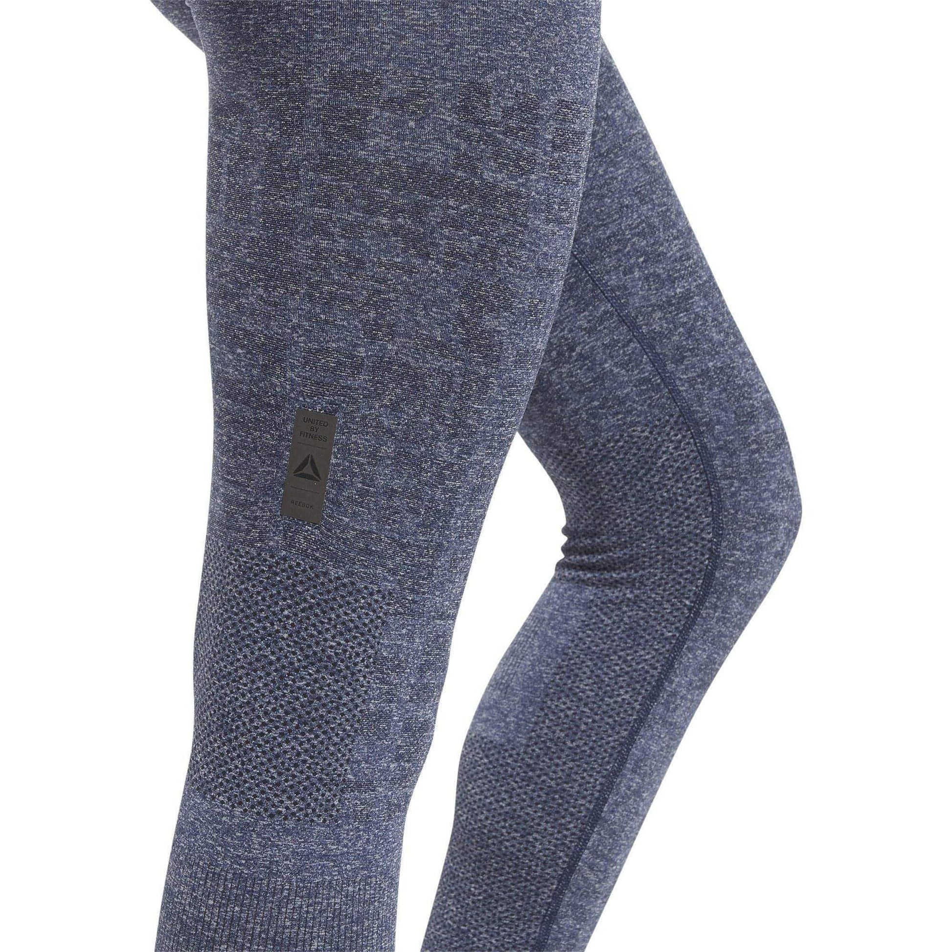 Reebok United By Fitness MYOKNIT Seamless Womens 7/8 Training Tights - Navy - Start Fitness