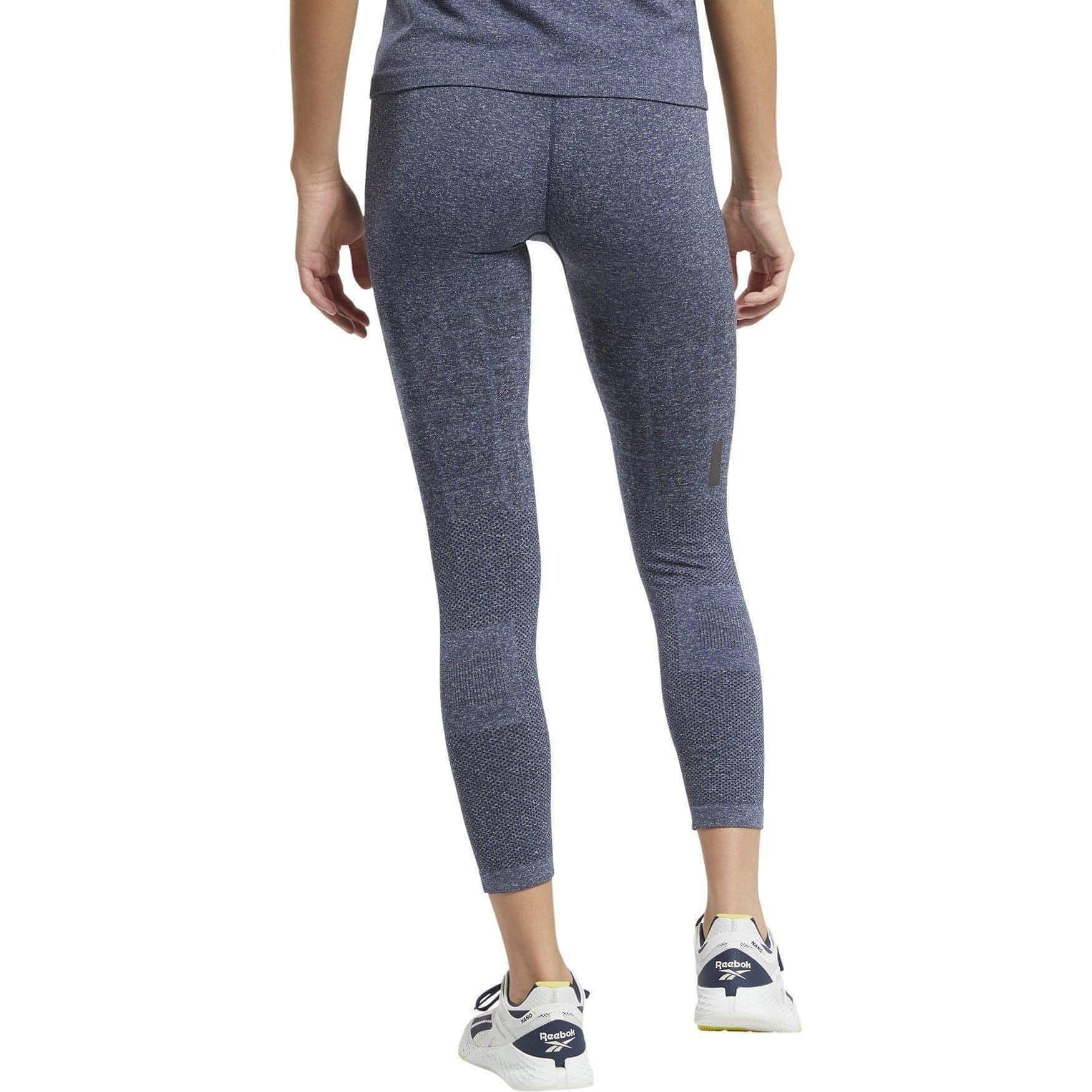 Reebok United By Fitness MYOKNIT Seamless Womens 7/8 Training Tights - Navy - Start Fitness