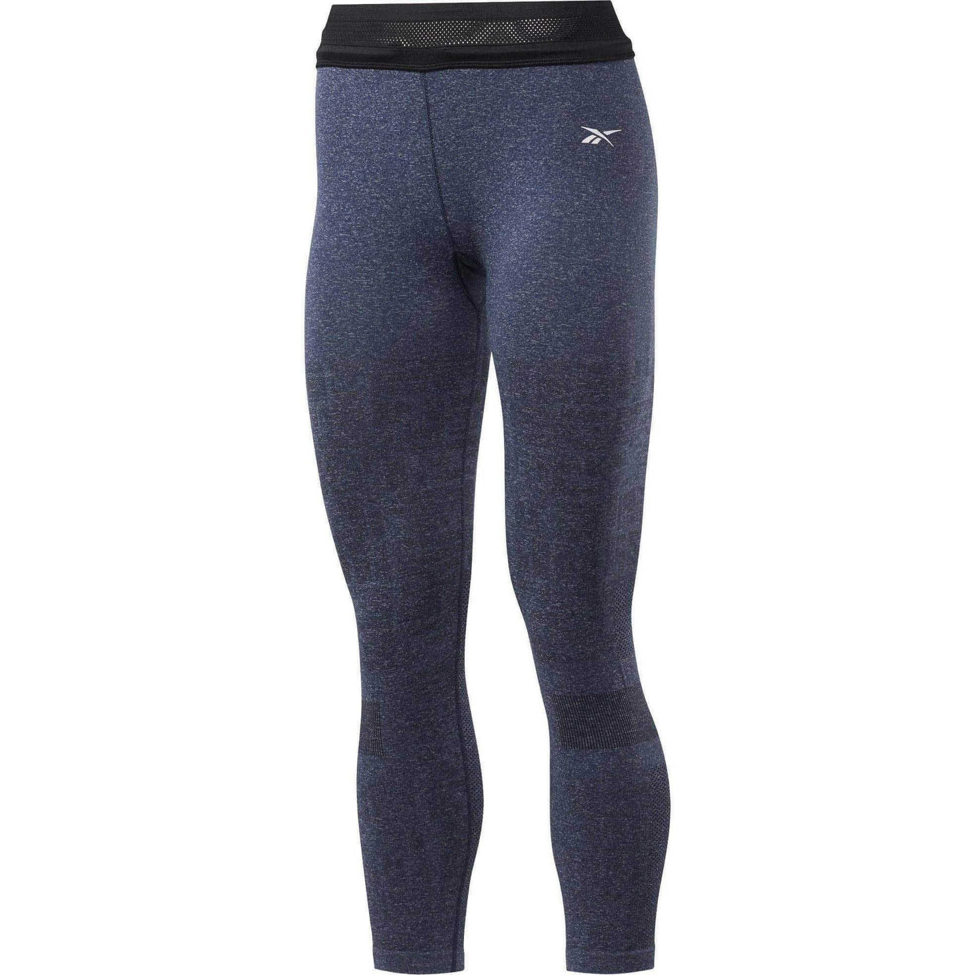Reebok United By Fitness MYOKNIT Seamless Womens 7/8 Training Tights - Navy - Start Fitness