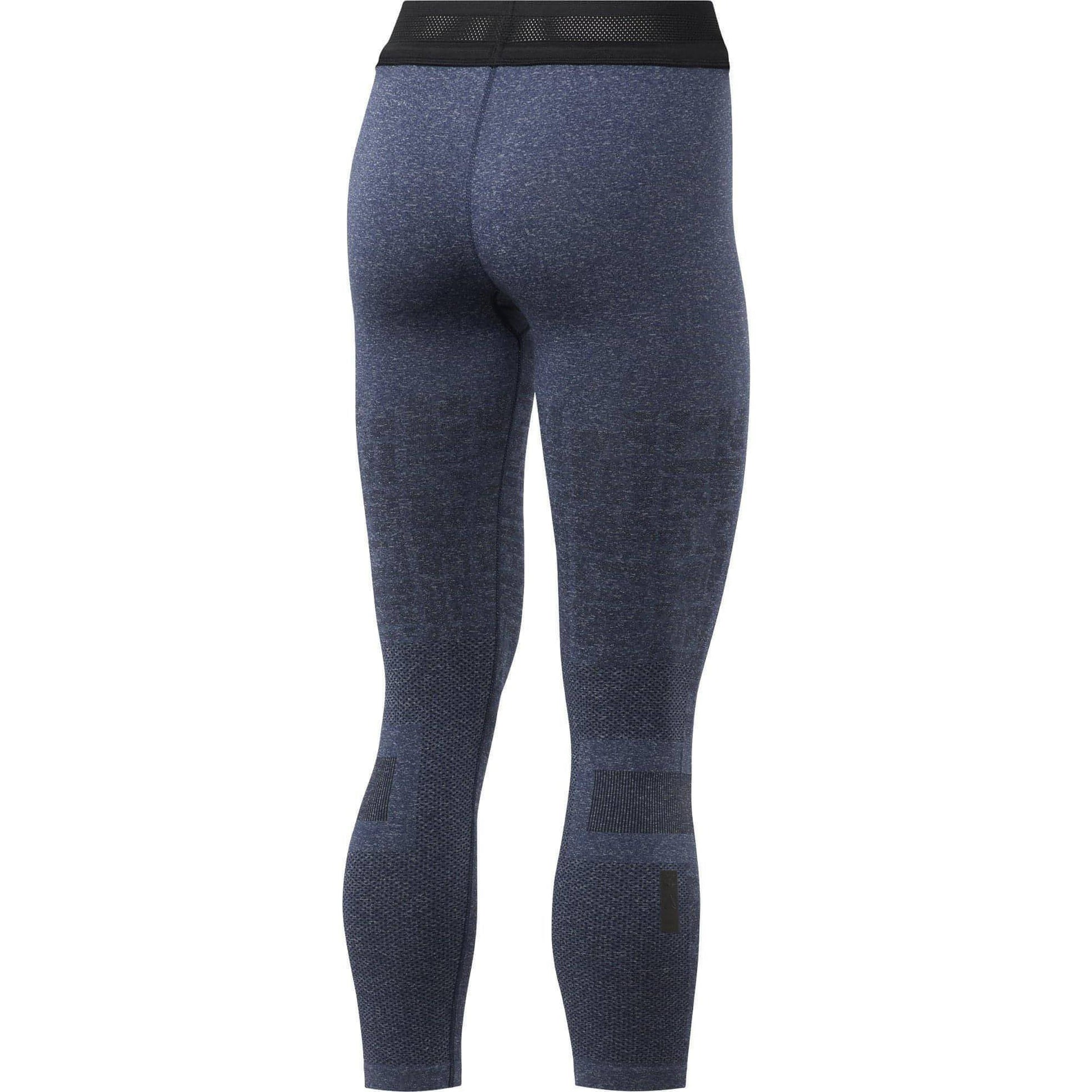 Reebok United By Fitness MYOKNIT Seamless Womens 7/8 Training Tights - Navy - Start Fitness