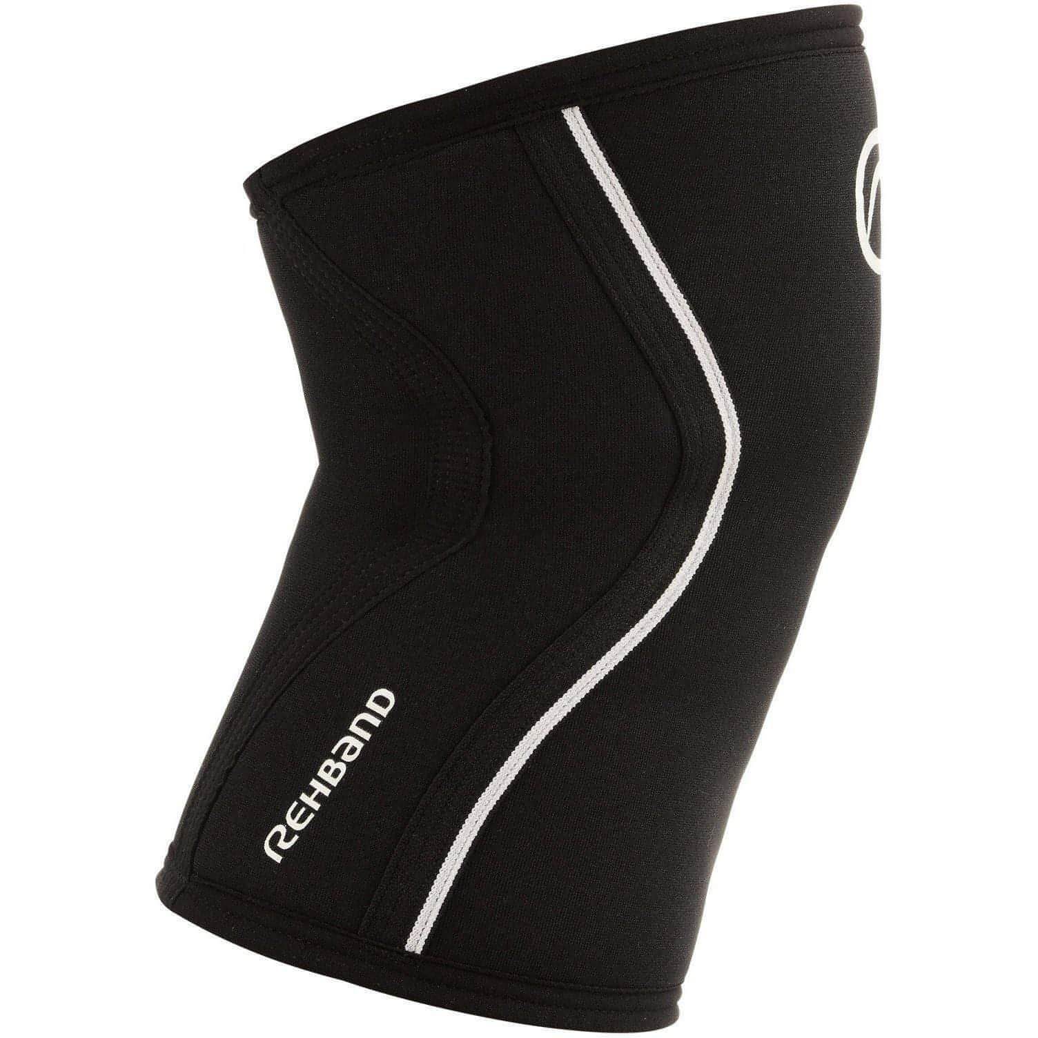 Rehband RX 5mm Knee Sleeve Support - Black - Start Fitness