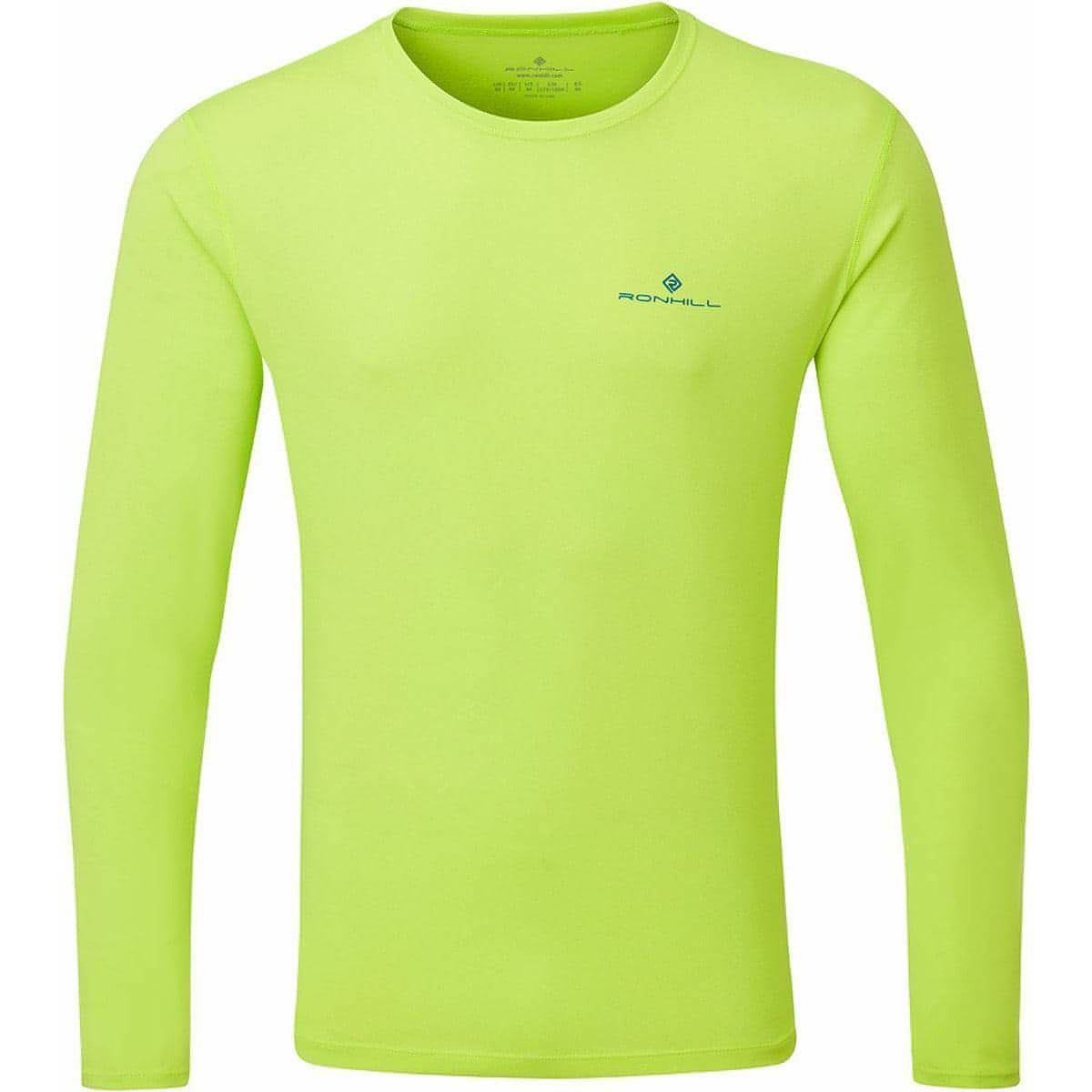 Ronhill Core Long Sleeve Mens Running Top - Green - Start Fitness