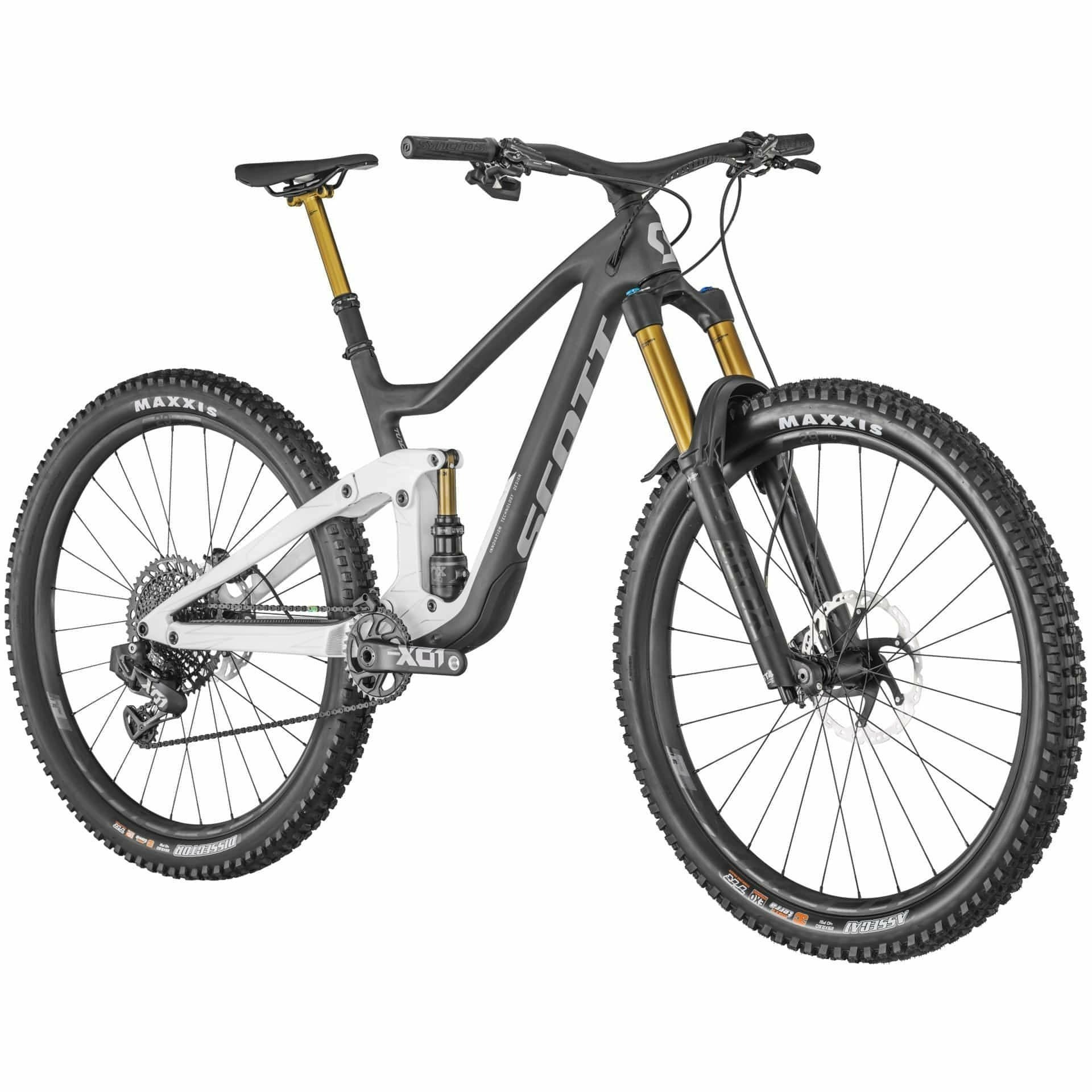 Scott Ransom 900 Tuned AXS Carbon Mountain Bike 2022 - Black & White - Start Fitness