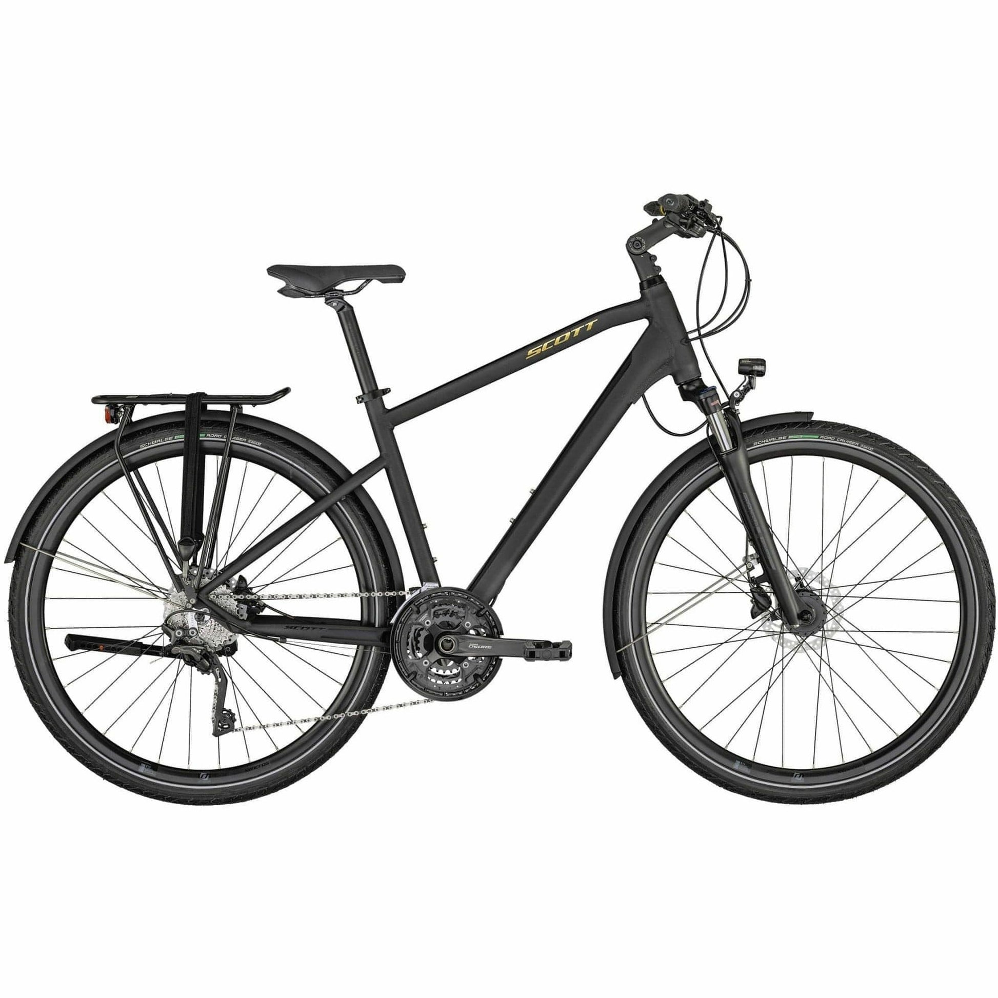 Scott Sub Sport 20 Mens Hybrid Bike 2022 - Black - Start Fitness