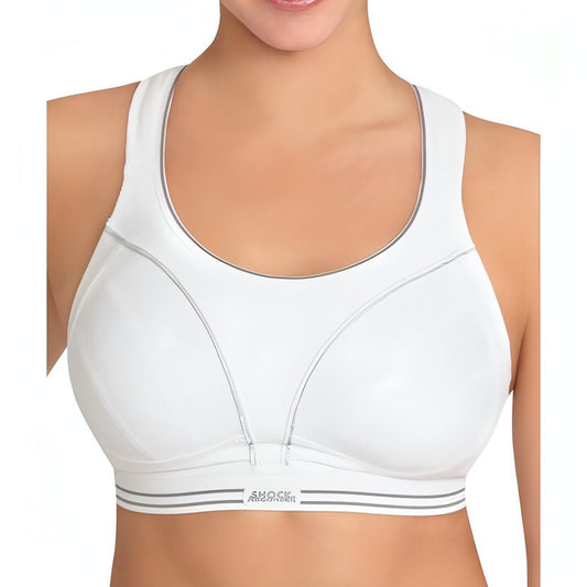 Shock Absorber Womens Run Sports Bra  - White - Start Fitness