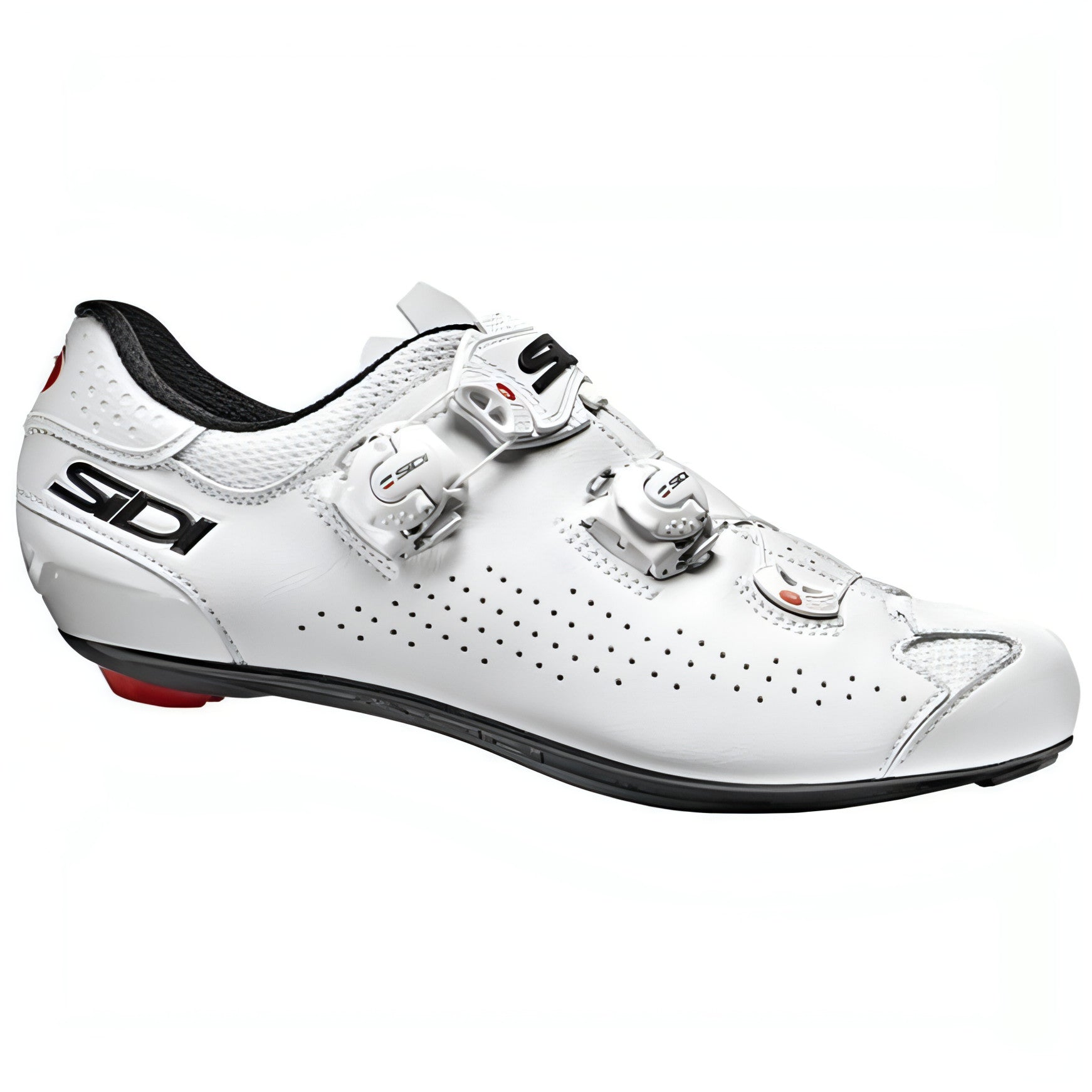 Sidi Genius 10 Road Cycling Shoes White Start Fitness