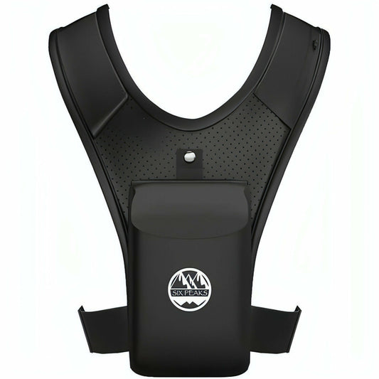 Six Peaks Running Vest With Phone Holder - Black 5027535011573 - Start Fitness