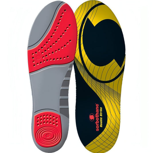 Sorbothane Shock Stopper Double Strike Insole - Yellow - Start Fitness