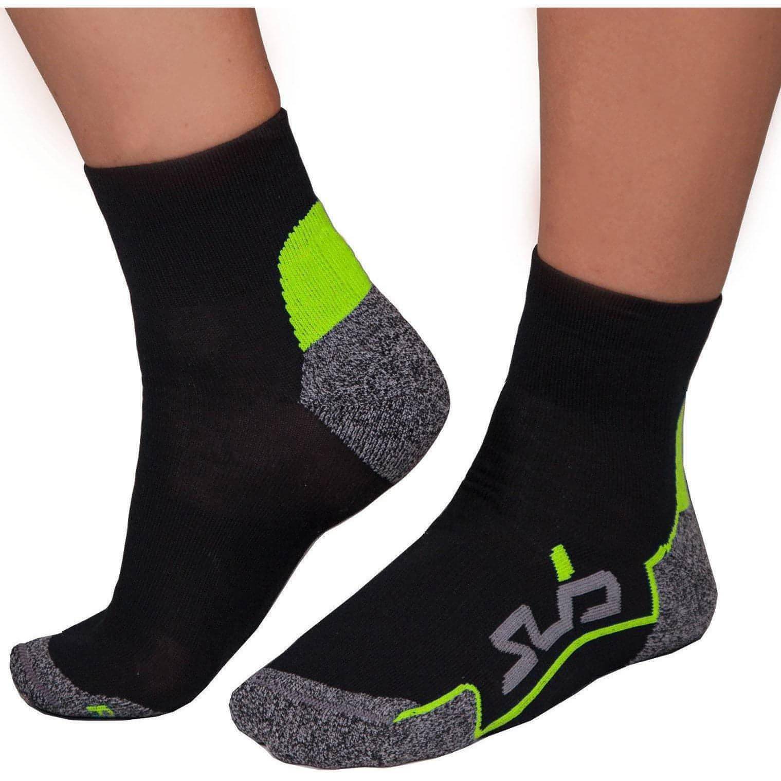 Sub Sports Dual All Season (3 Pack) Running Socks - Black - Start Fitness