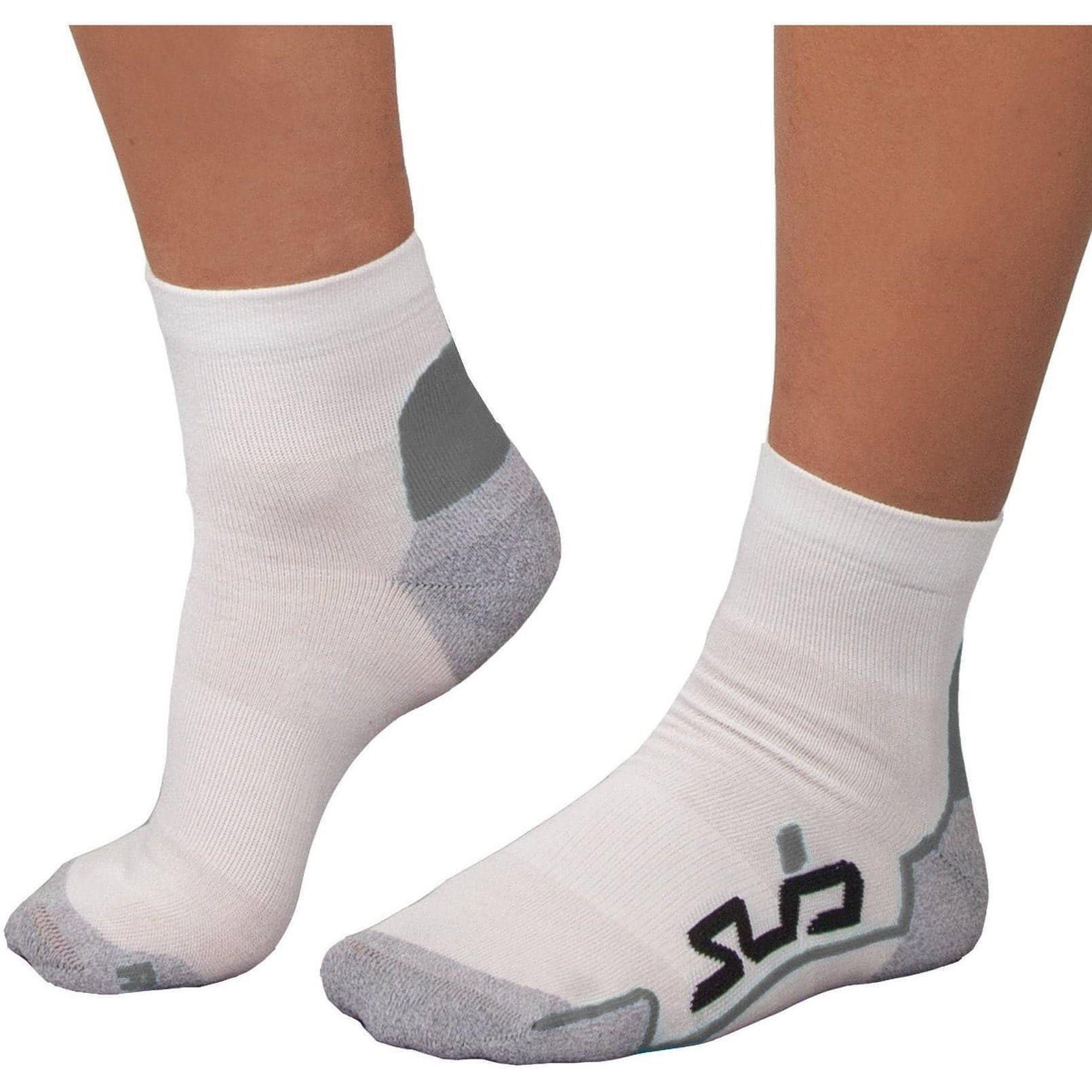 Sub Sports Dual All Season (3 Pack) Running Socks - White - Start Fitness