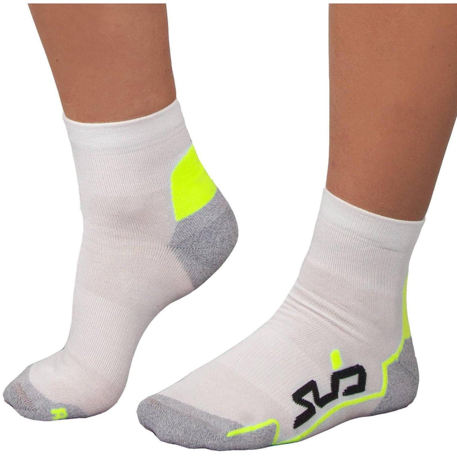 Sub Sports Dual All Season (3 Pack) Running Socks - White - Start Fitness