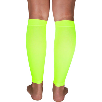Sub Sports Seamless Dual Compression Calf Guards - Yellow - Start Fitness