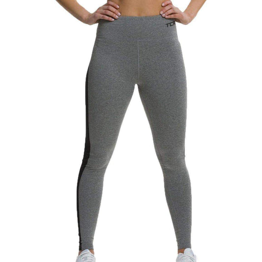 TCA Balance Womens Knit Long Running Tights - Grey - Start Fitness