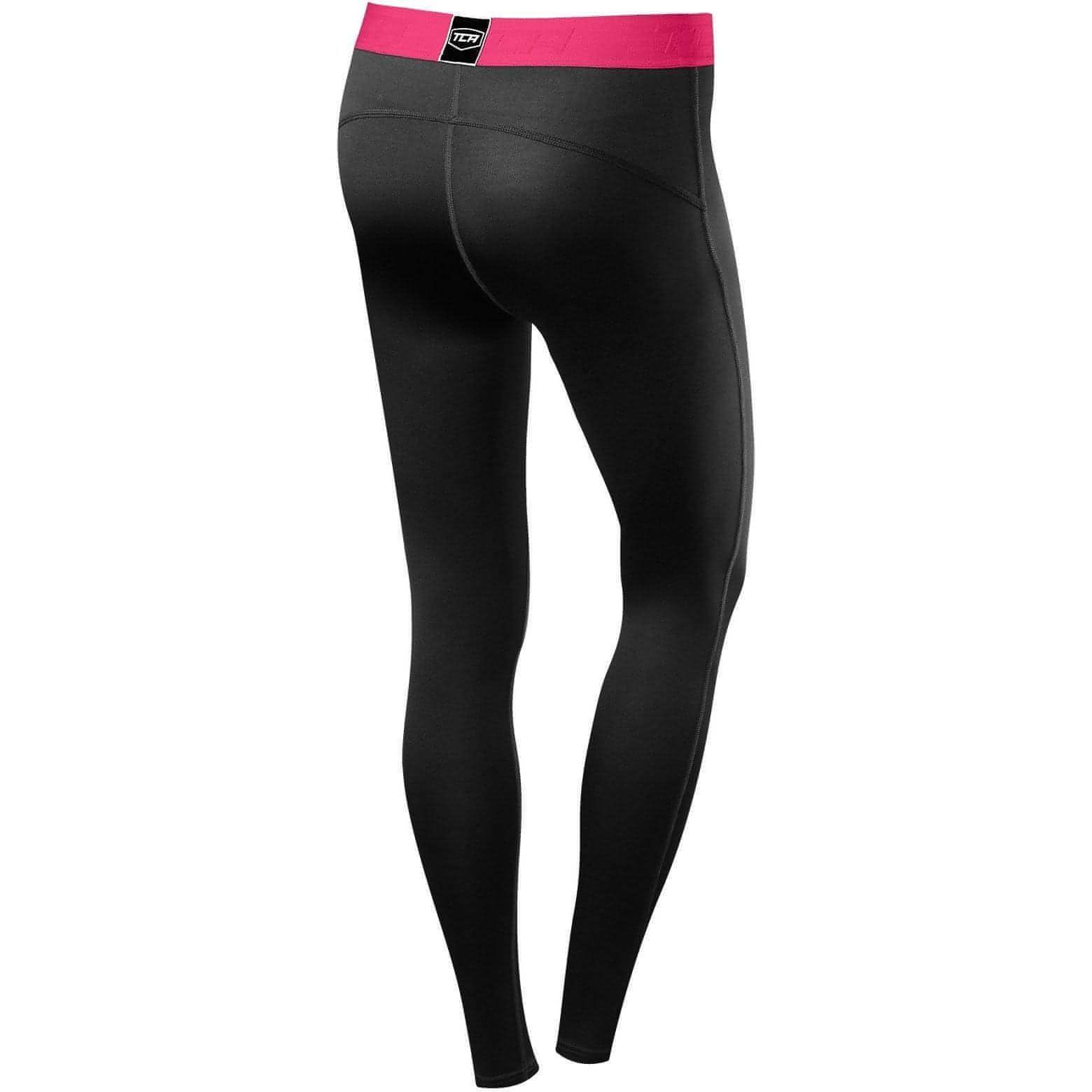 TCA Pro Performance Womens Endurance Long Training Tights - Black - Start Fitness