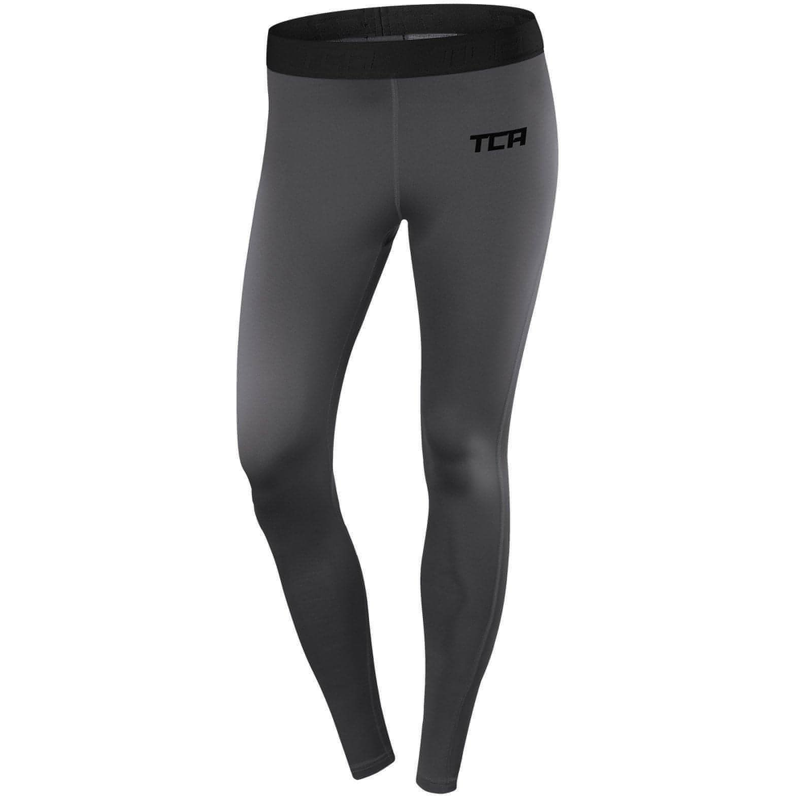 TCA Pro Performance Endurance Womens Long Running Tights Grey