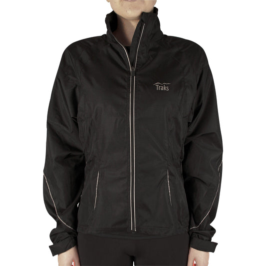 Traks Everley Womens Cycling Jacket - Black - Start Fitness