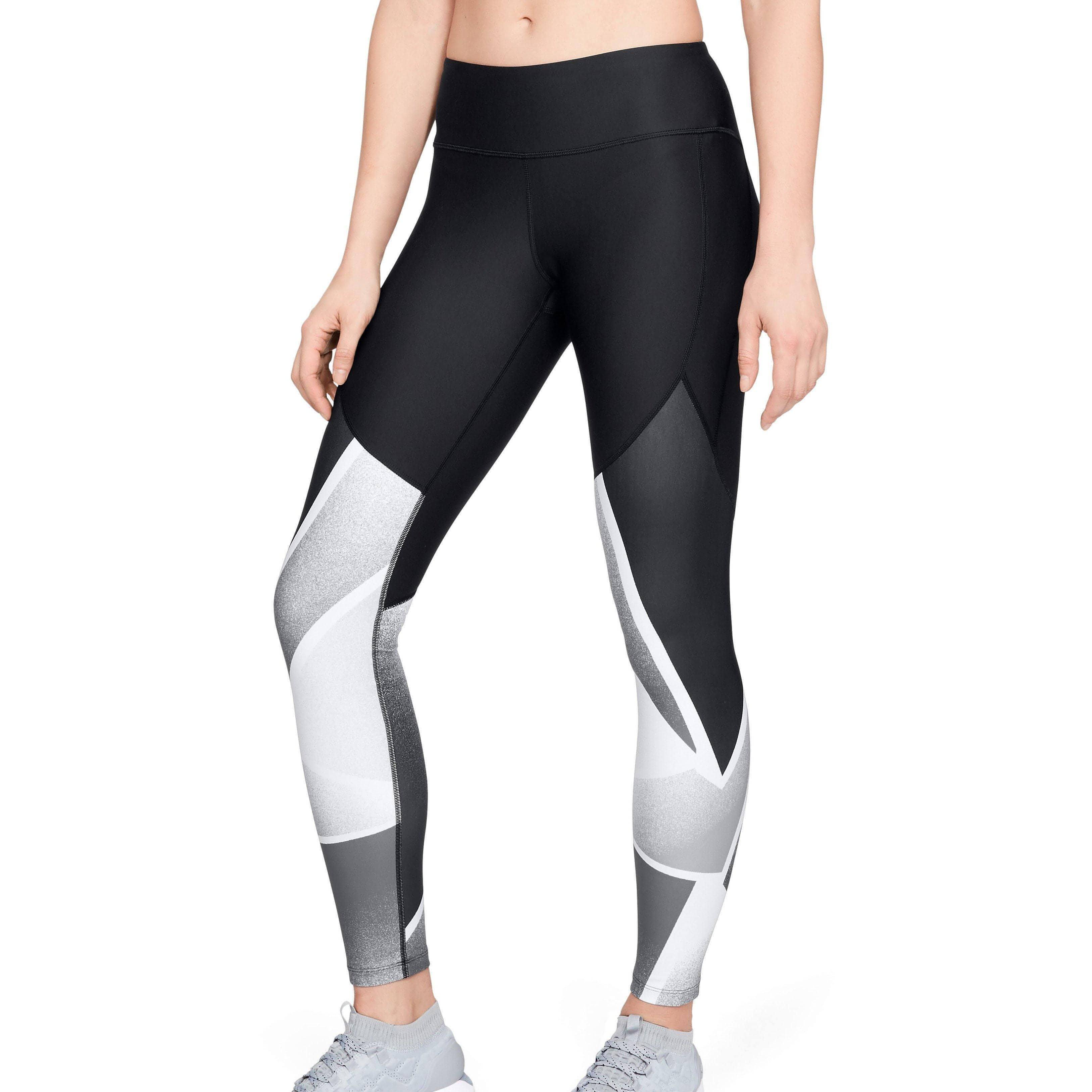Under Armour HeatGear Graphic Womens Training Tights Black