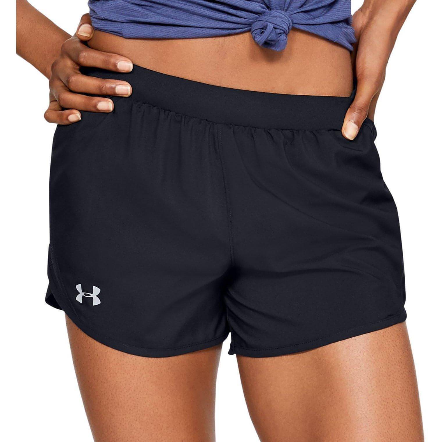 Under Armour Fly By Womens Running Shorts Black – Start Fitness