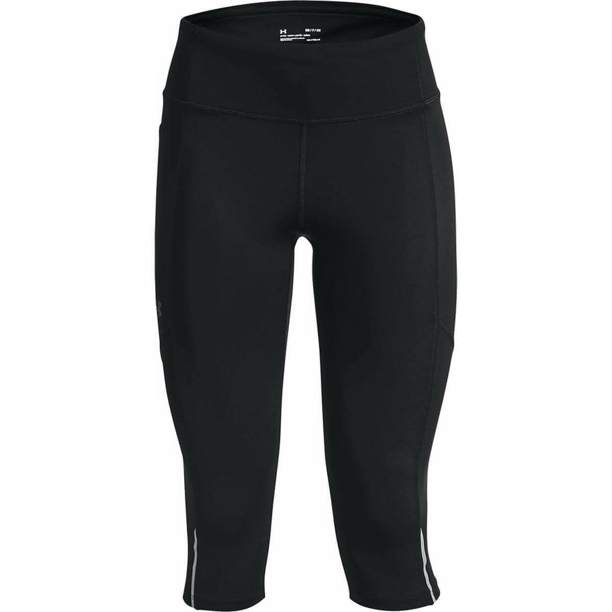 Under Armour Fly Fast 3.0 Speed 3/4 Capri Womens Running Tights - Black - Start Fitness