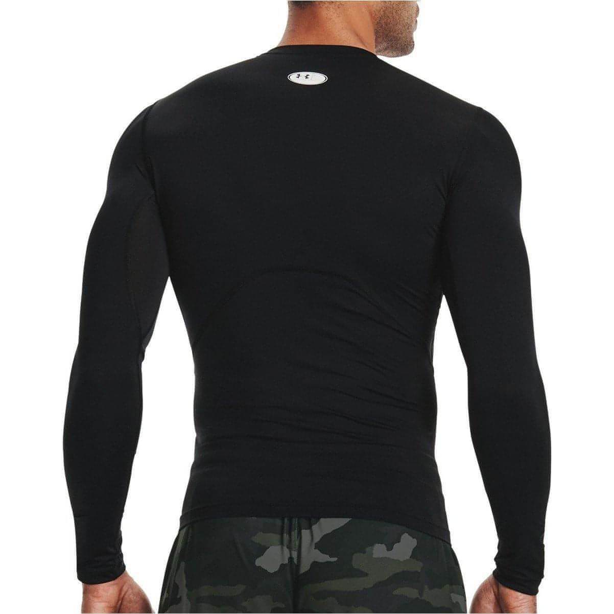 Under Armour HeatGear Armour Long Sleeve Mens Compression Top - Black - Start Fitness