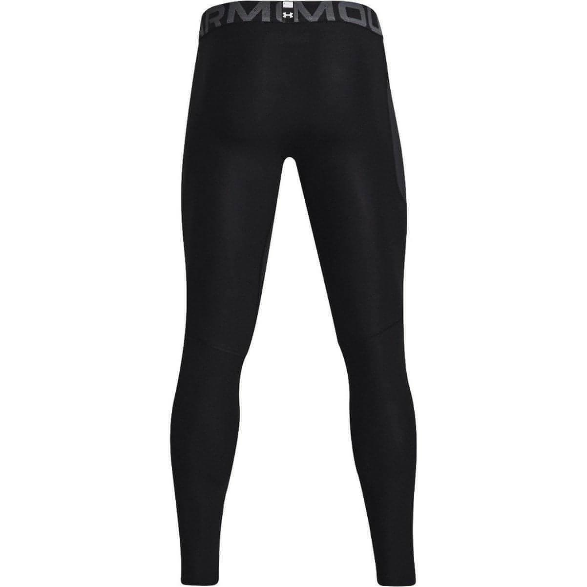 Under Armour HeatGear Mens Long Compression Tights - Black - Start Fitness