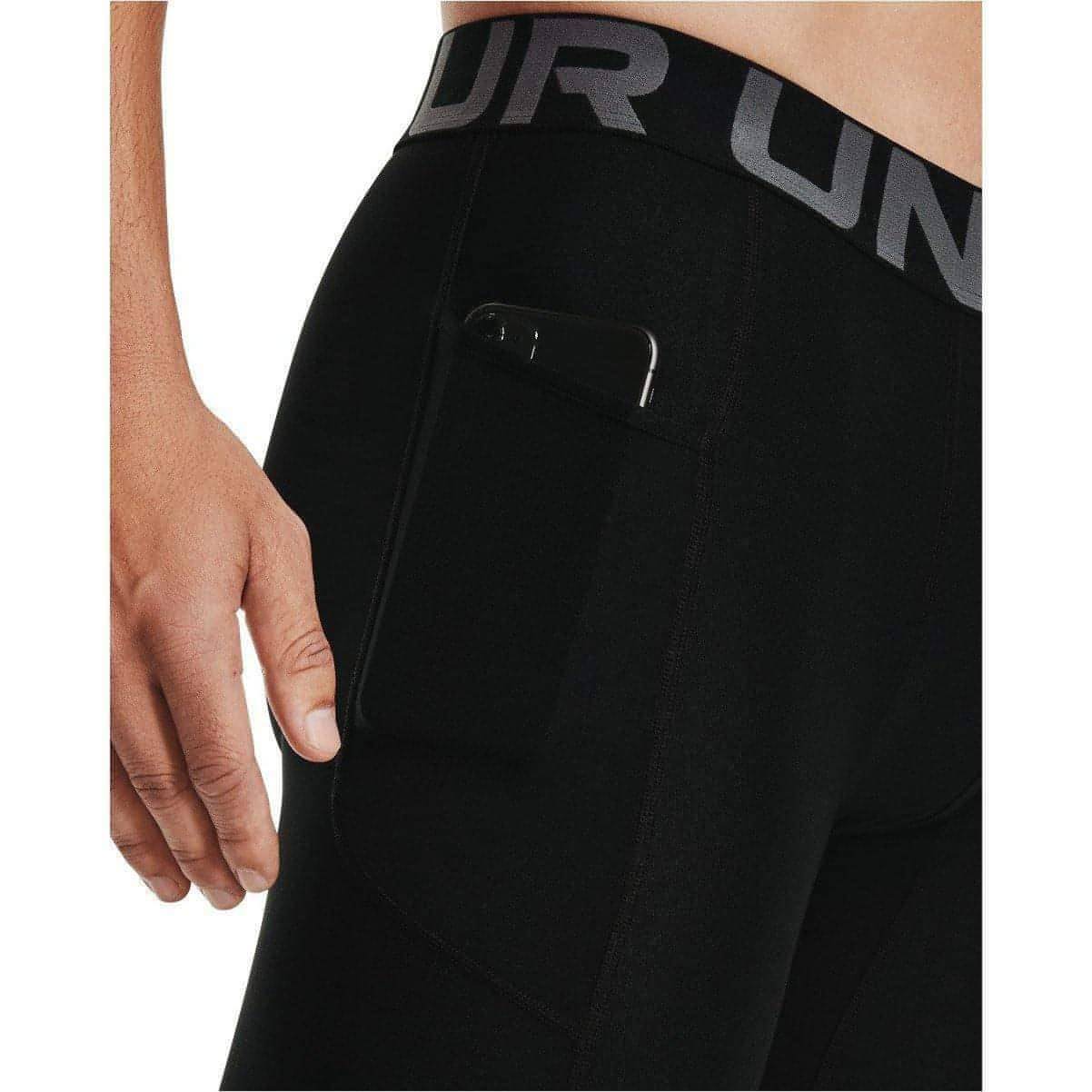 Under Armour HeatGear Mens Short Compression Tights - Black - Start Fitness