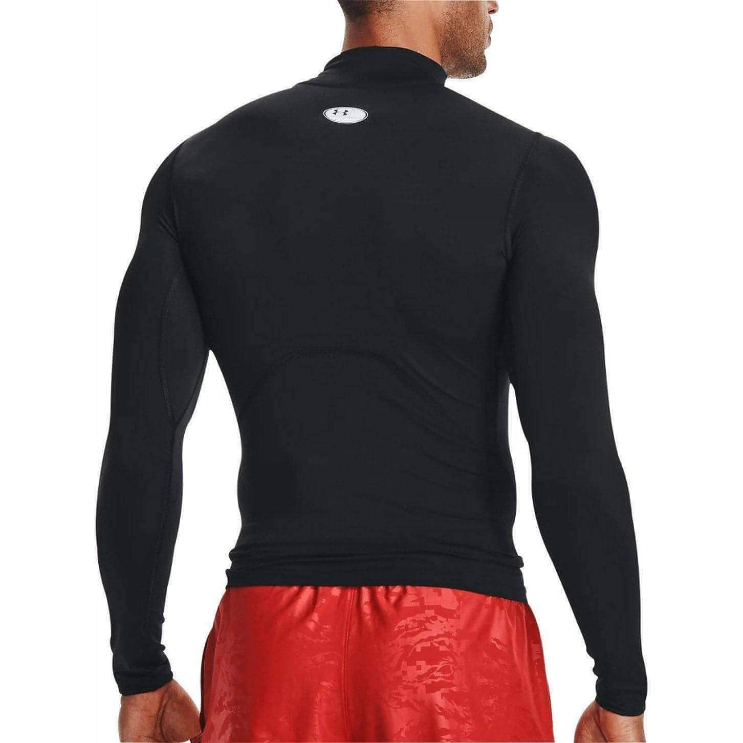 Under Armour HeatGear Mock Long Sleeve Mens Training Top - Black - Start Fitness