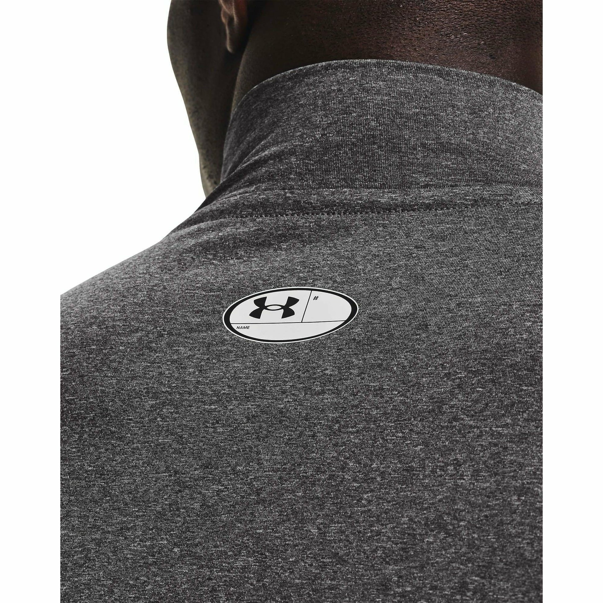 Under Armour HeatGear Mock Long Sleeve Mens Training Top - Grey - Start Fitness