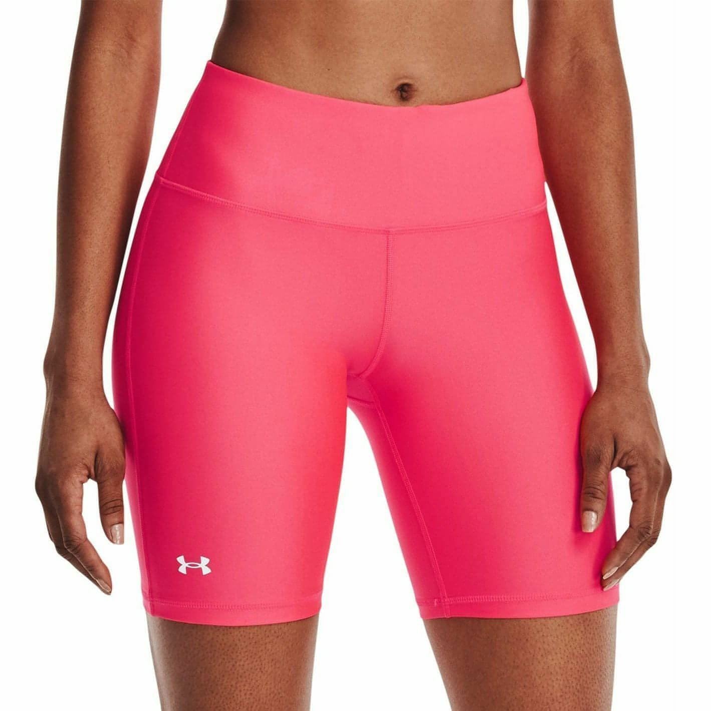 Womens Mizuno Volleyball Black Compression Shorts Booty Shorts Pink XS
