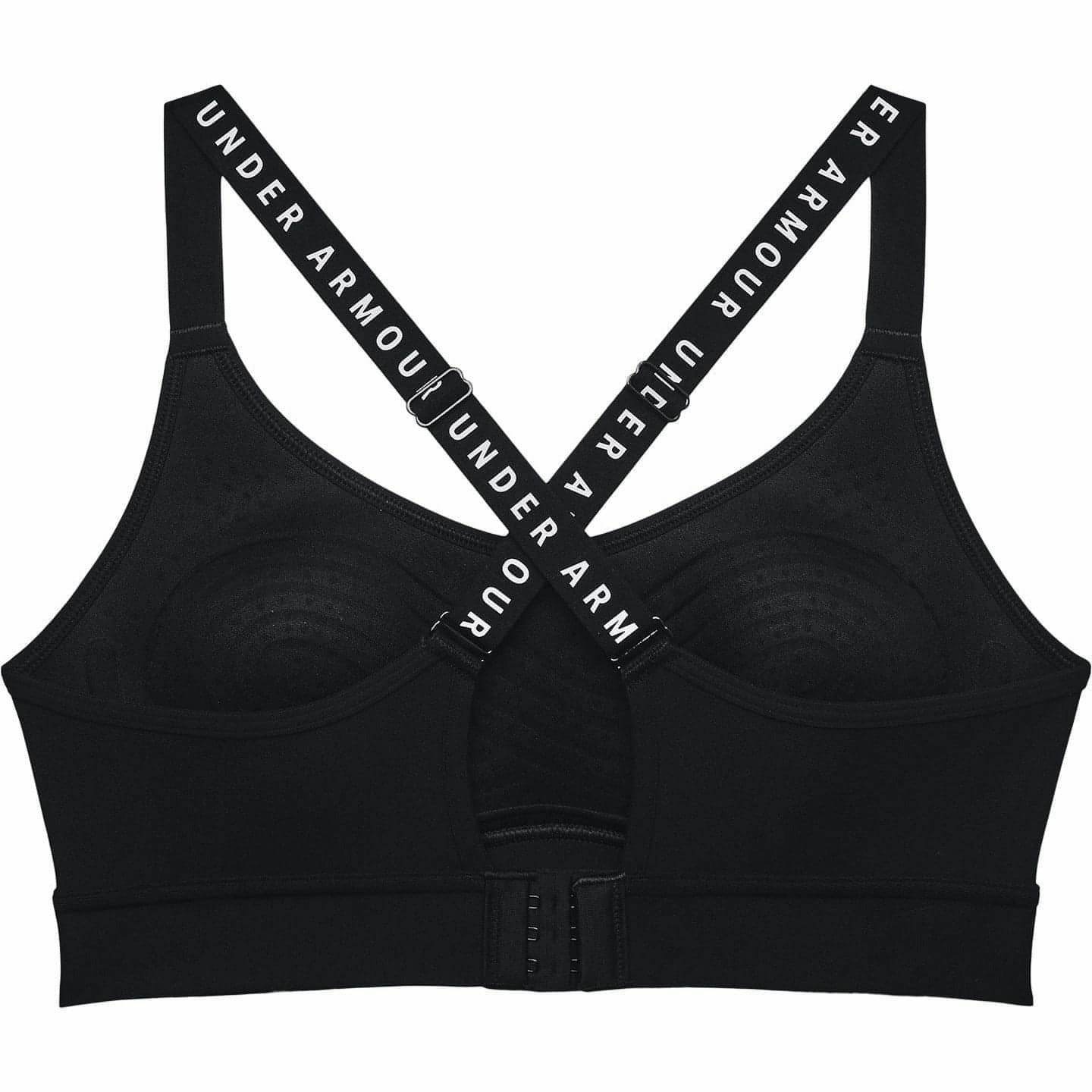 Under Armour Infinity Mid Covered Womens Sports Bra - Black - Start Fitness