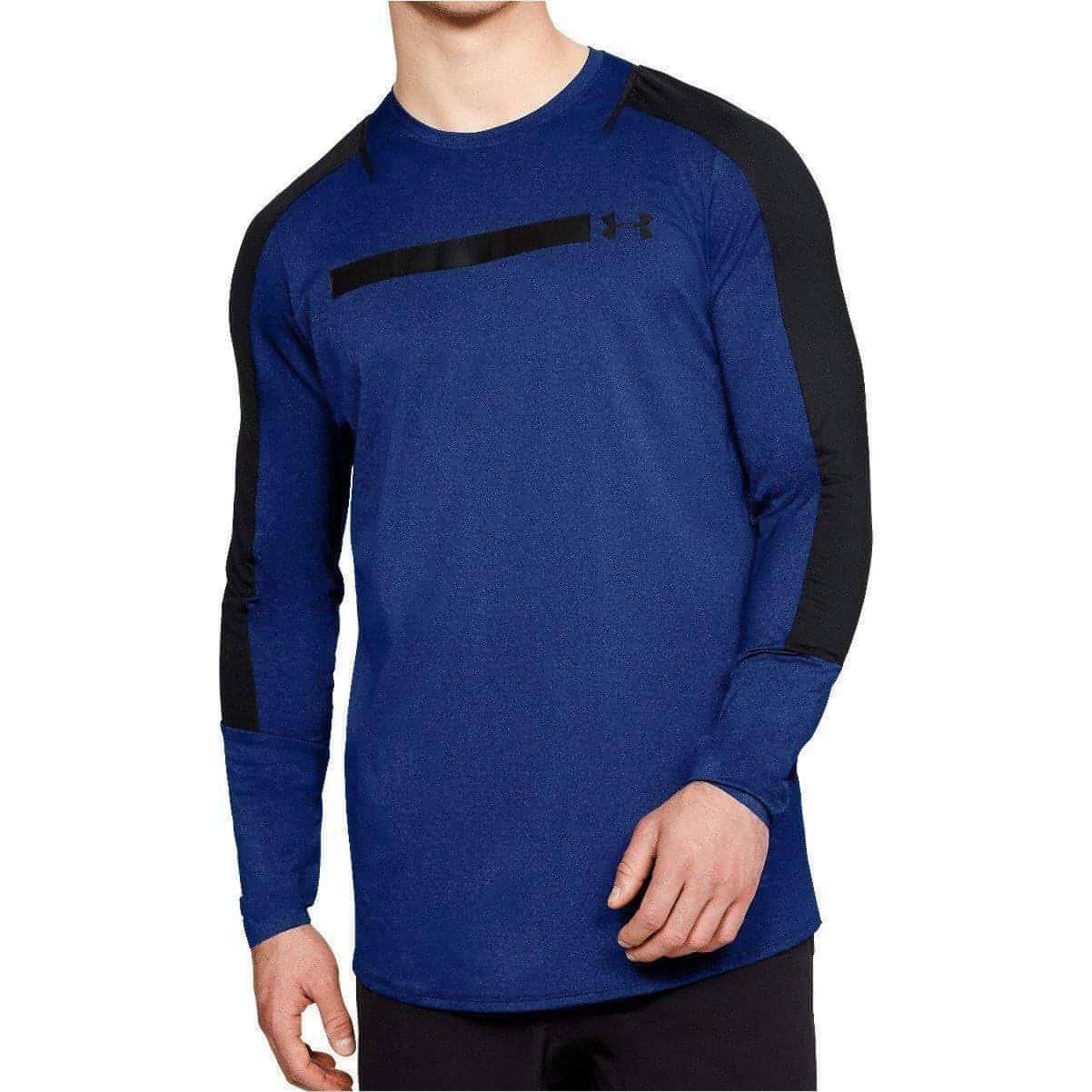 Under Armour Perpetual Fitted Long Sleeve Mens Training Top Blue