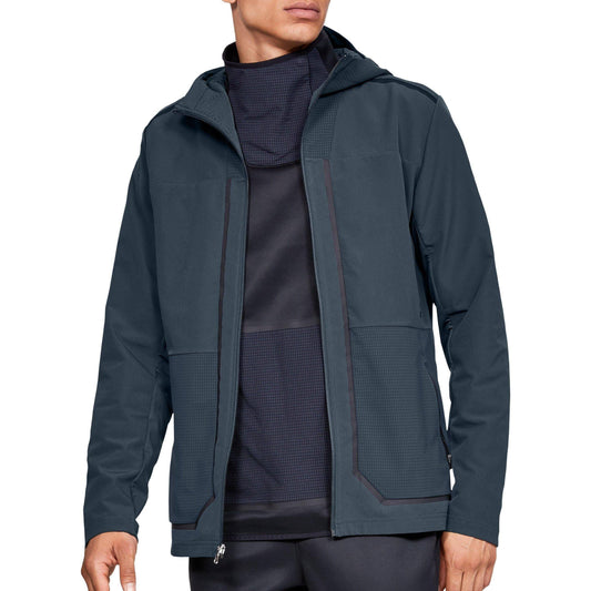 Under Armour Perpetual Mens Running Jacket - Grey - Start Fitness