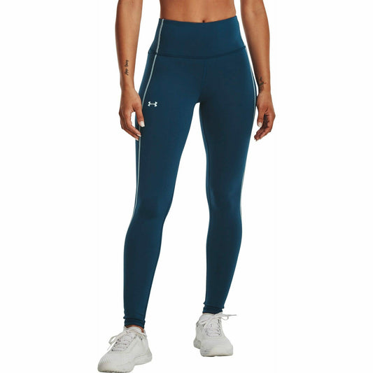Under Armour Train Cold Weather Womens Long Training Tights - Blue - Start Fitness
